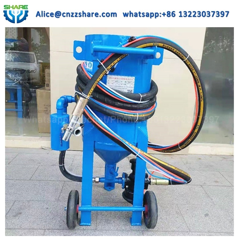 Industrial granite sand blaster 1000L water sand blasting machine portable dustless