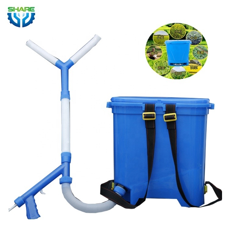 Hand backpack fertilizer spreader agriculture granular fertilizer applicator