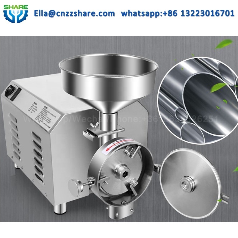 Mini Corn Wheat Grain Mill Grinder Commercial Almond Flour Mill Milling Grinding Machine for Sale