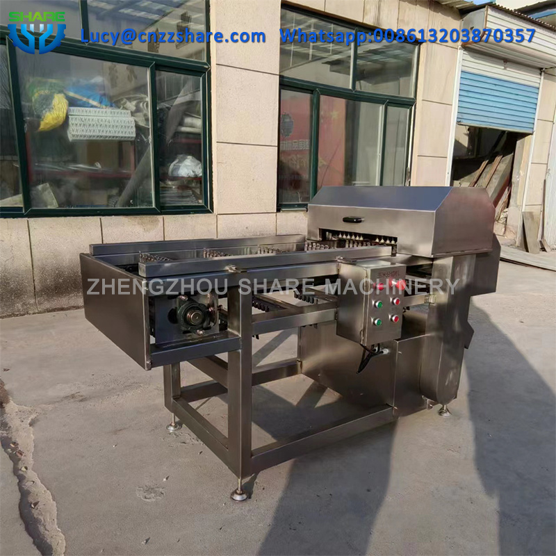 frozen sweet corn cutting cutter machine