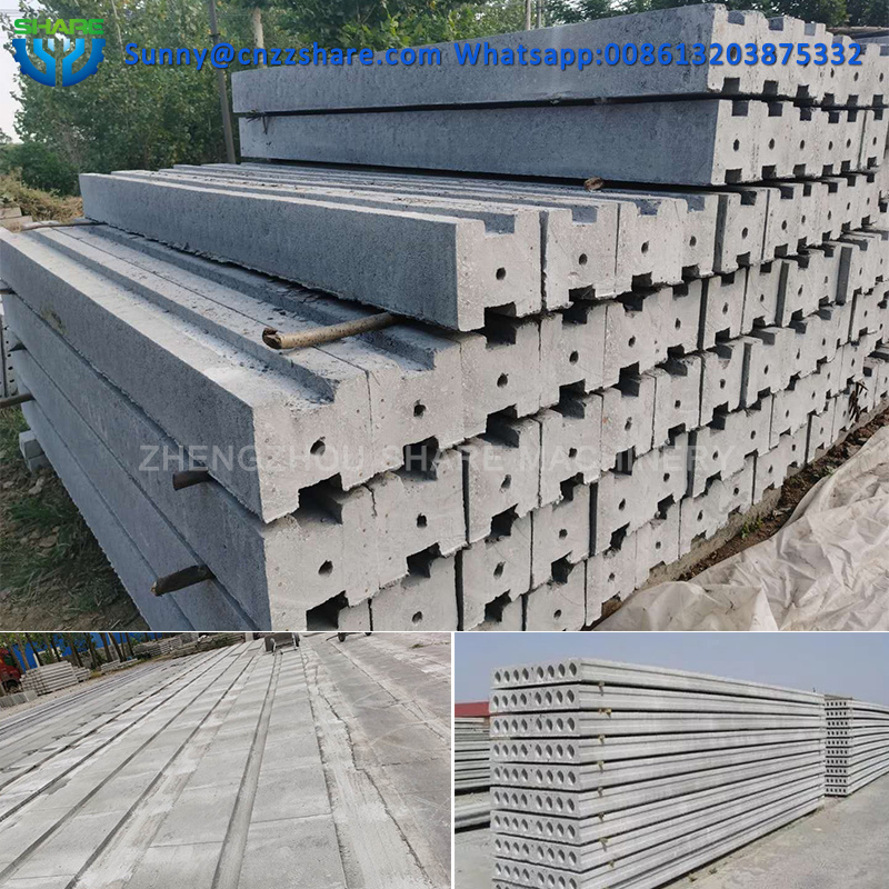 Panels Precasting Beam Lintel Post Slab Concrete Beams Precast Wall Panel Cement Board Making Machine