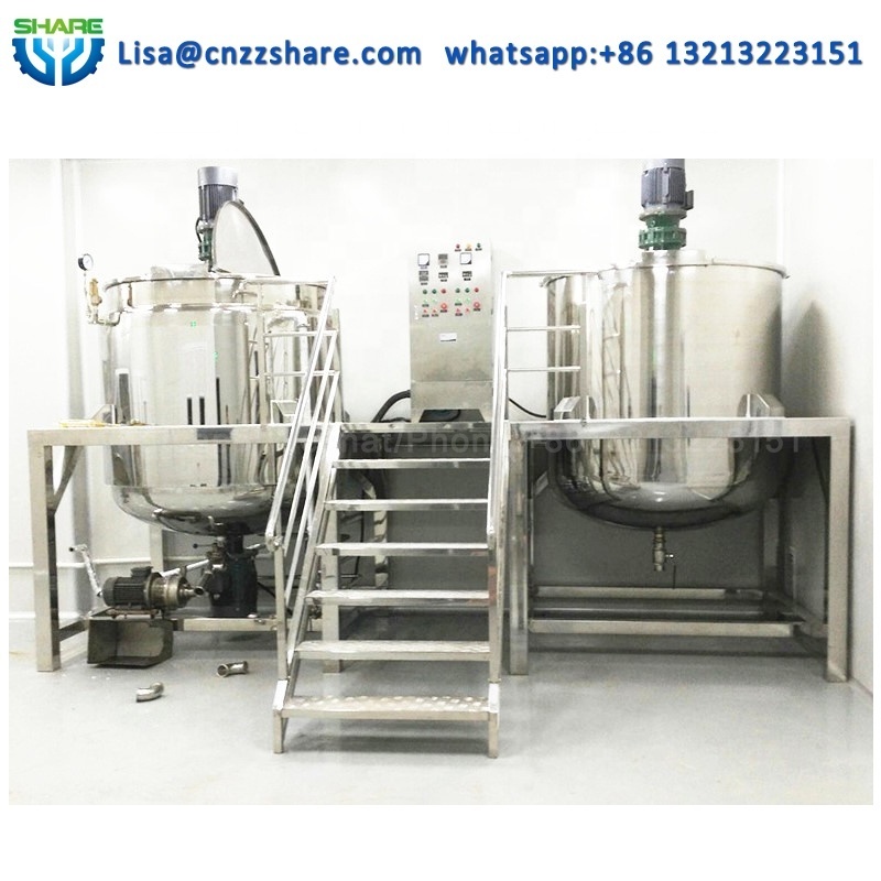 High Speed Horizontal Powder Liquid Mixer Machine Mixer Liquid Detergent Mixing Liquid Soap Making Machine