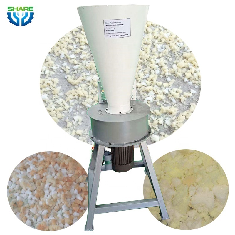 Sponge Foam Shredder Machine Sponge Cutting Machine