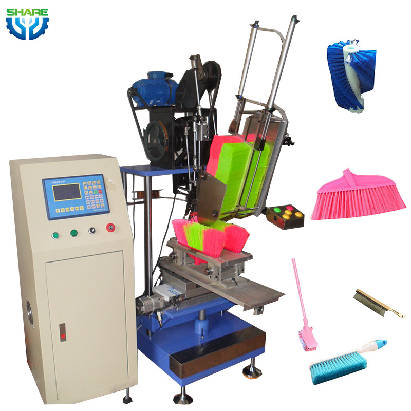 Automatic Hair Brush Making Machines Wood Handle Cleaning Strip Brush Making Machine for Twisted Wire Brush Making