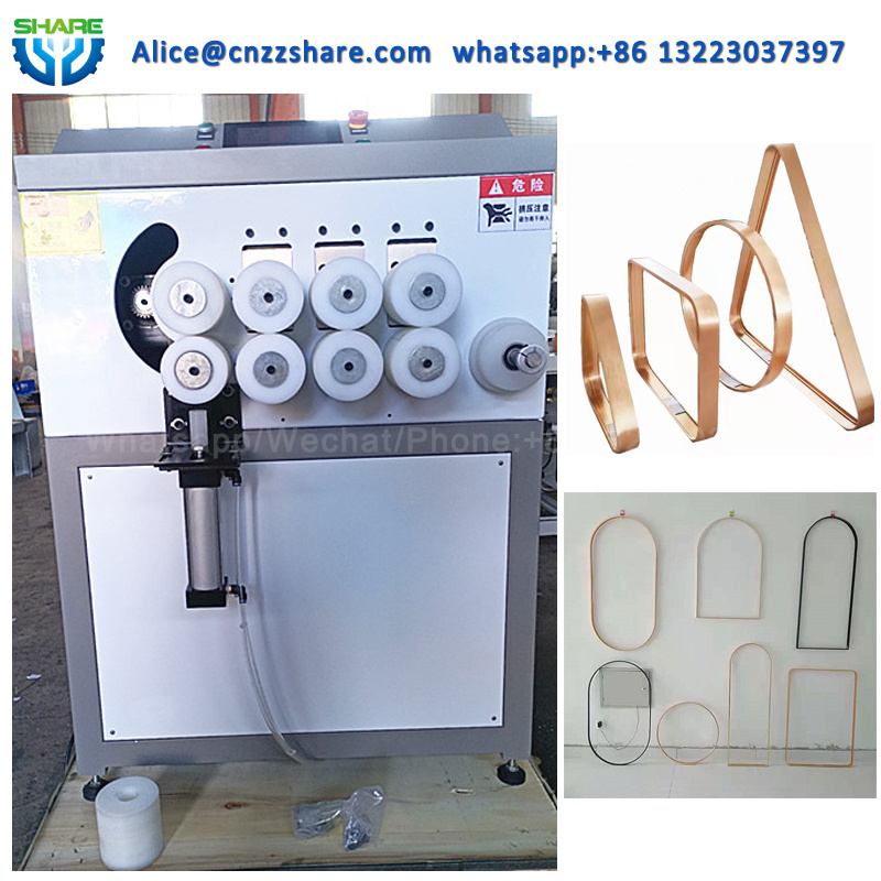 Aluminum Channel Pipe Bending Machine Aluminum Mirror Frame Rebar Bending Machine Steel Bending Machine