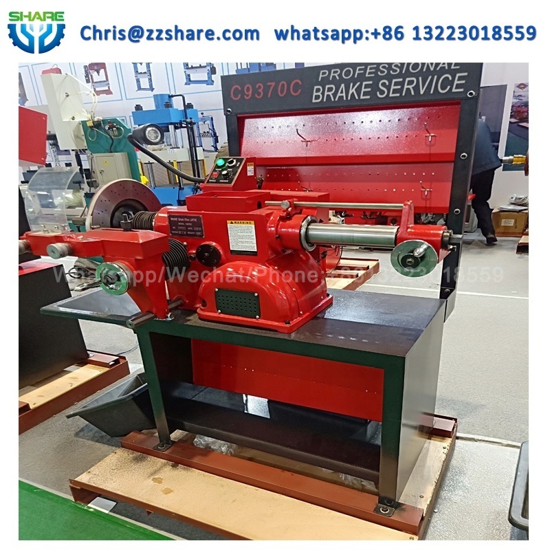 Automation Brake Lathe Disc and Drum Lathe C9370 Stonhoj Machine Truck Drum Brake Lathe Machine for Sale