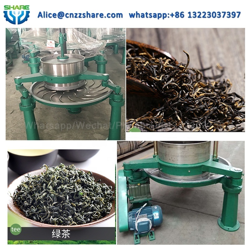 Green tea leaf rolling processing machine tea leaf grinding machine