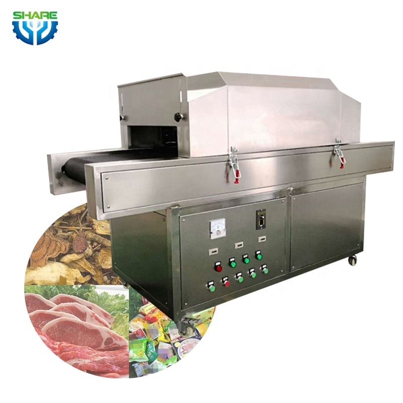 Industrial uv sterilizer for food packaging food sterilizer