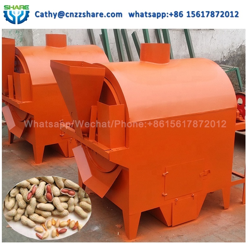 Gas Portable Peanut Roaster Machine Cashew Nut Roasting Machine