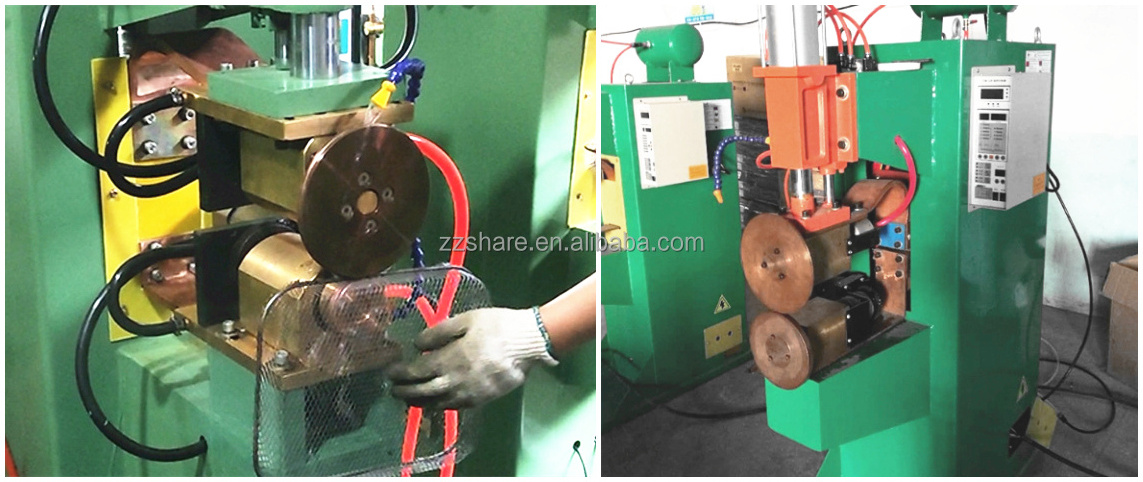 Circular tin can seam welding machine stainless steel water tank seam welder