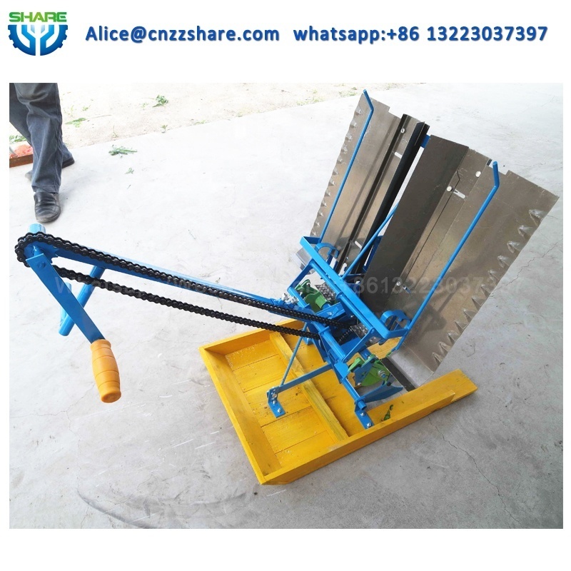 6 row manual paddy planting machine rice transplanter rice transplanting machine