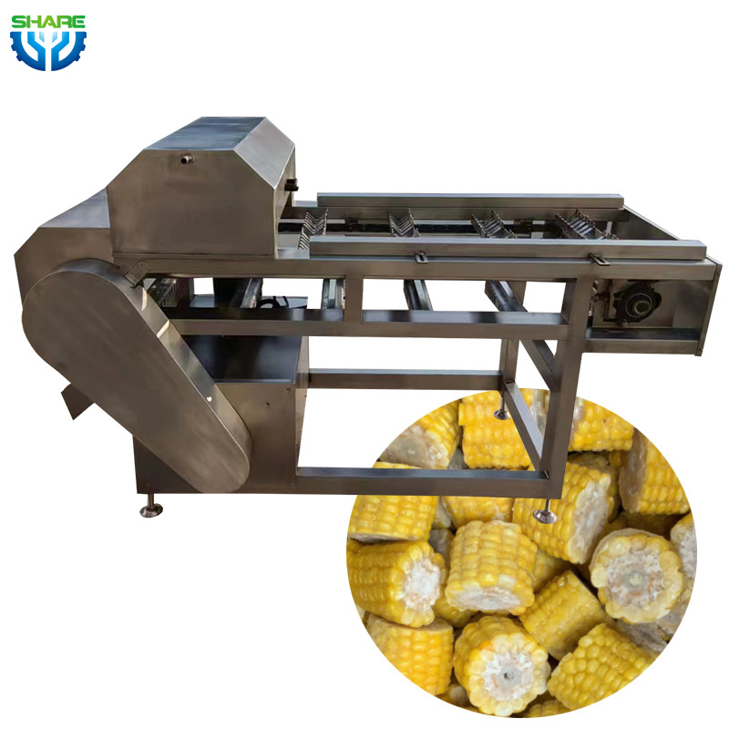 frozen sweet corn cutting cutter machine