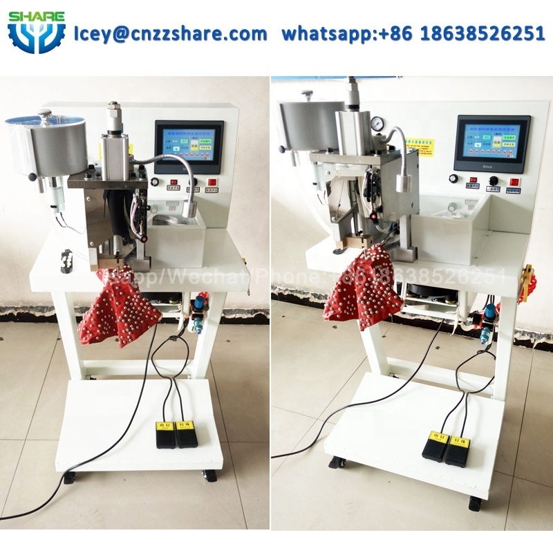 Pearl Attaching Fixing Machine Automatic Pearl Beads Machine