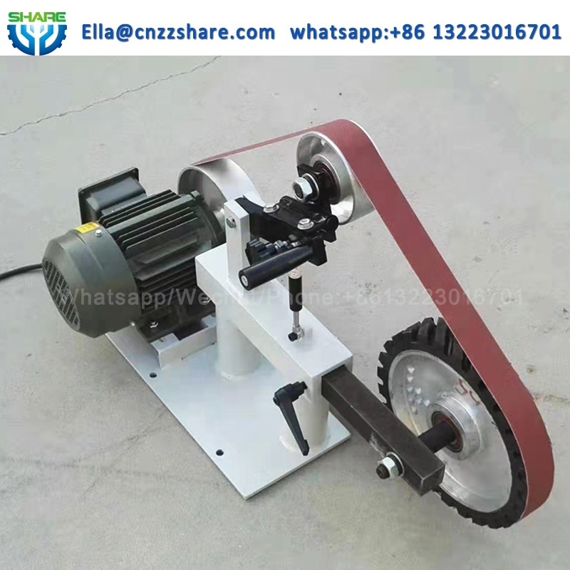 Electric Abrasive Long Belt Grinding Knife Grinders Sander Machine