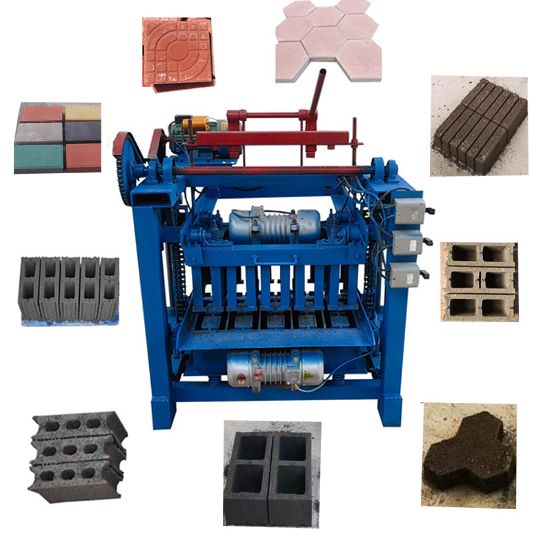 Automatic Cement Brick Making Machinery Sand Hydraulic Hollow Brick Concrete Molding Interlocking Brick Machine