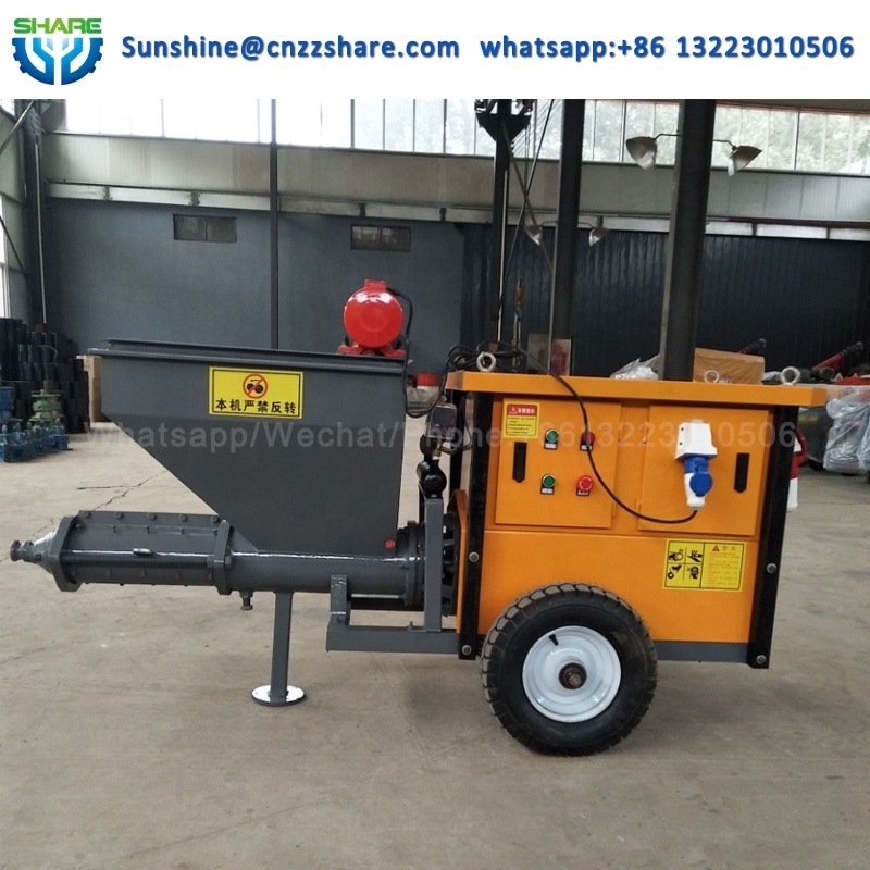 Gypsum Concrete Plaster Spraying Machine