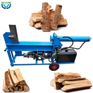 Logs Machines 50ton Diesel Engine Powered Log 36 Ton Horizontal Chipper 40ton 10ton Cutter Wood Splitting Machine All in One