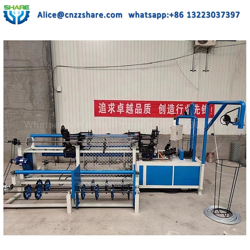 Used Barbed Wire Machine Fully Automatic Farm Chain Fence Metal Mesh Making Machines