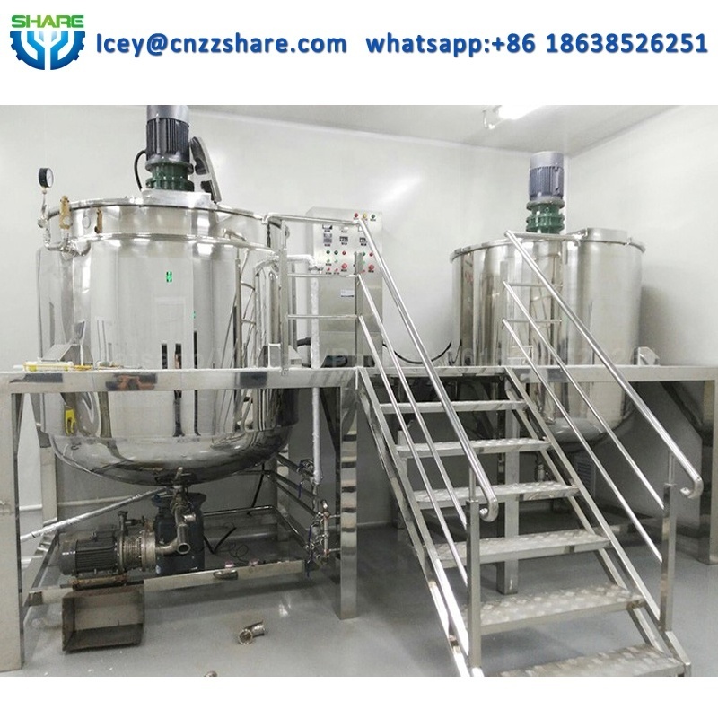 Automation Liquid Soap Filling Machine Liquid Fertilizer Detergent Mixing Machine