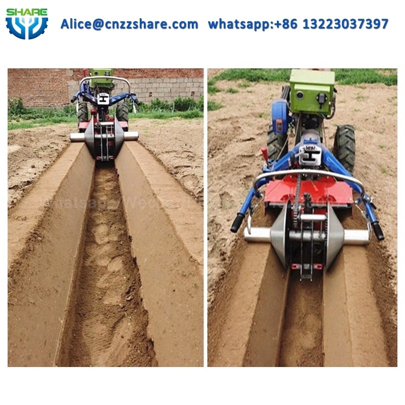 Agricultural Potato Ploughing Ridge Making Machines Small Farm Land Ridging Machine