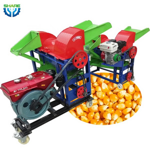 Corn cob peeler maize sheller corn wheat thresher machine