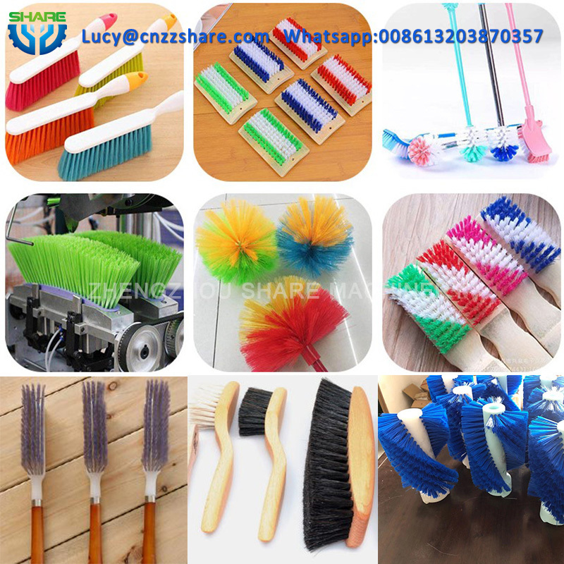 Automatic Hair Brush Making Machines Wood Handle Cleaning Strip Brush Making Machine for Twisted Wire Brush Making