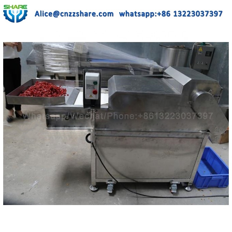 Dry fruit mango cube cutting machine fruit dicing machine