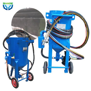 Industrial granite sand blaster 1000L water sand blasting machine portable dustless