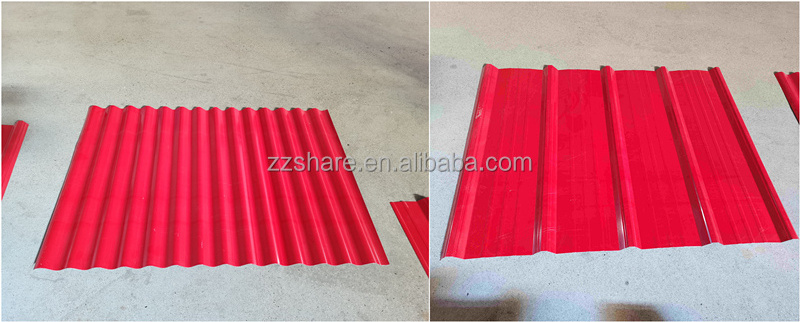 Glazed roofing metal tile roof roll forming machine roofing sheet making machine