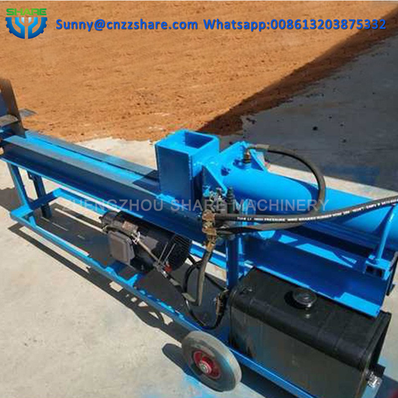 45 Ton Hydraulic Log Splitter 50ton Diesel Engine Powered Wood with Logs and Cutting Machines Gasoline 50 Ton Splitting Machine