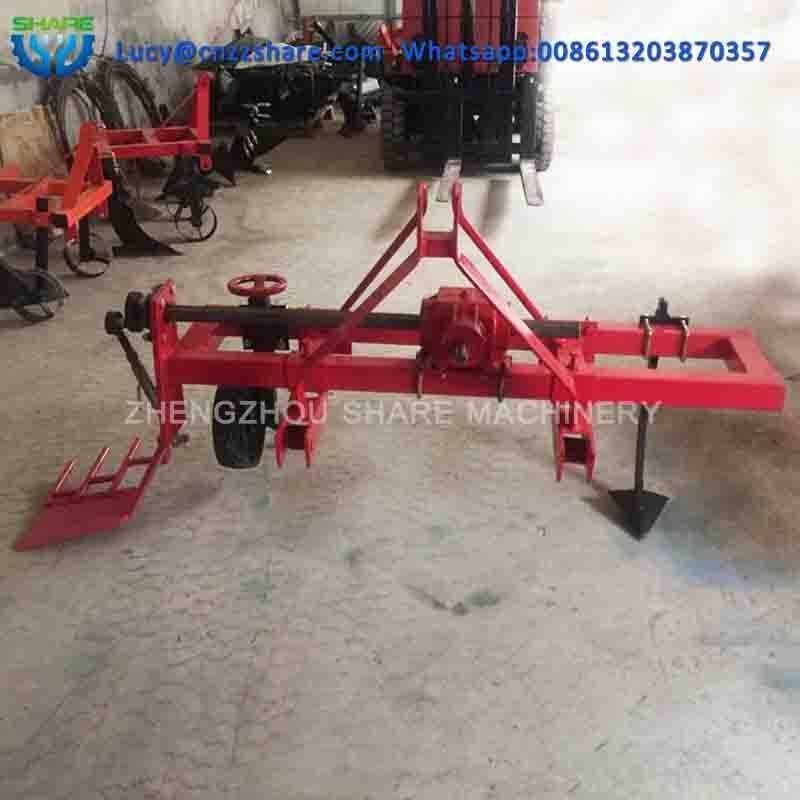 Tractor mounted Green onion harvesting scallion ginger digger harvester machine for sale