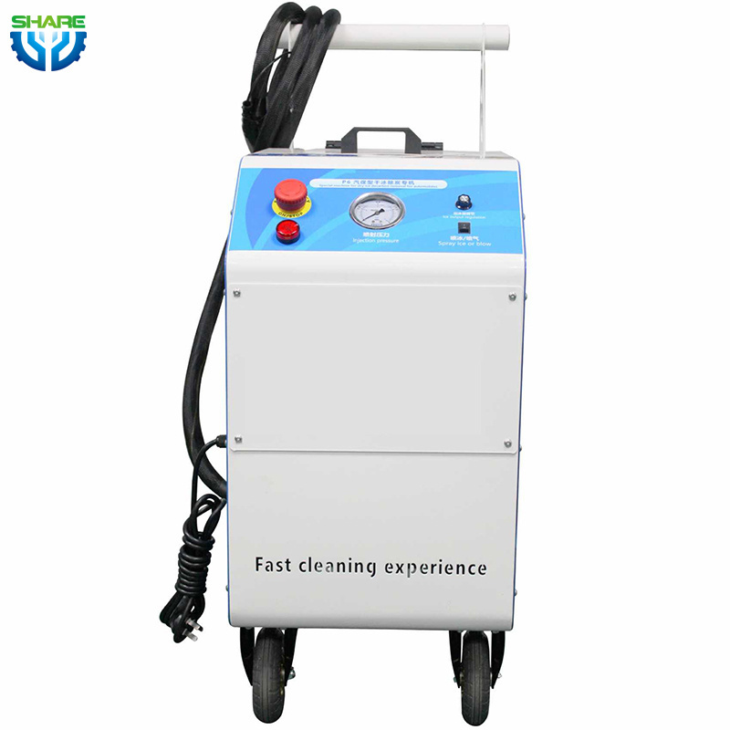 Semi-Automation Boat Dry Ice Cleaning Machine Co2 Small Blasting Cleaner Equipment Price List Dry Cleaning Machine in Kenya