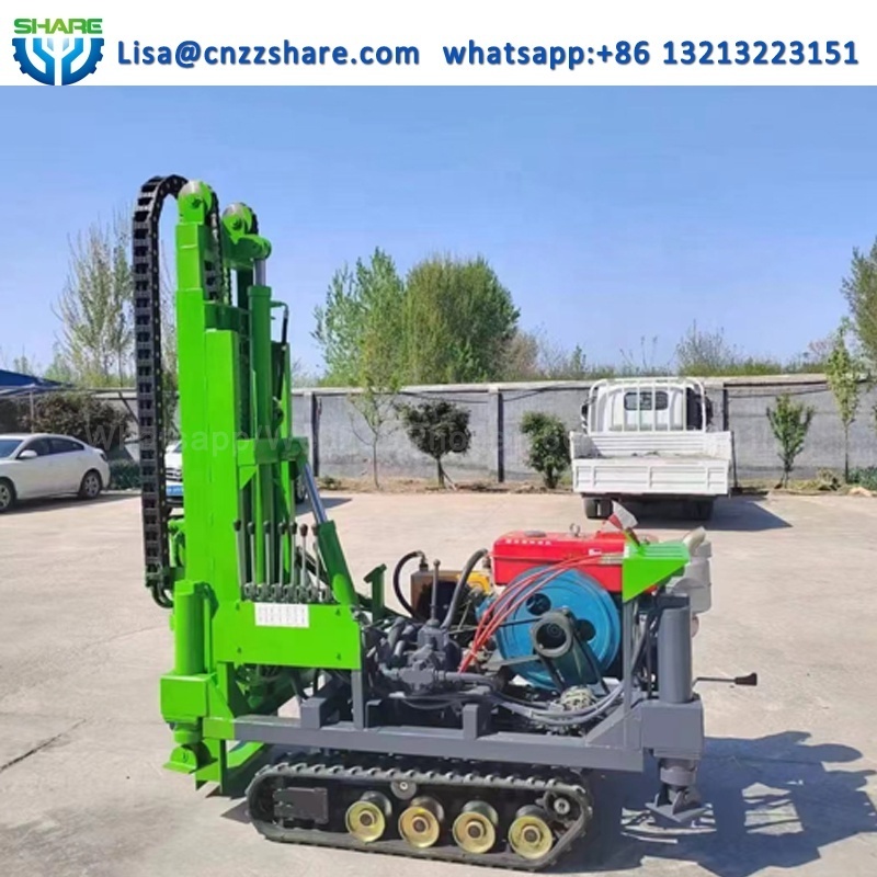 Excavator Photovoltaic Helical Pile Driver Machine