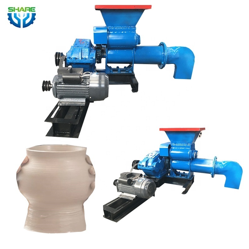 Small pug mill clay ceramic extruder machine