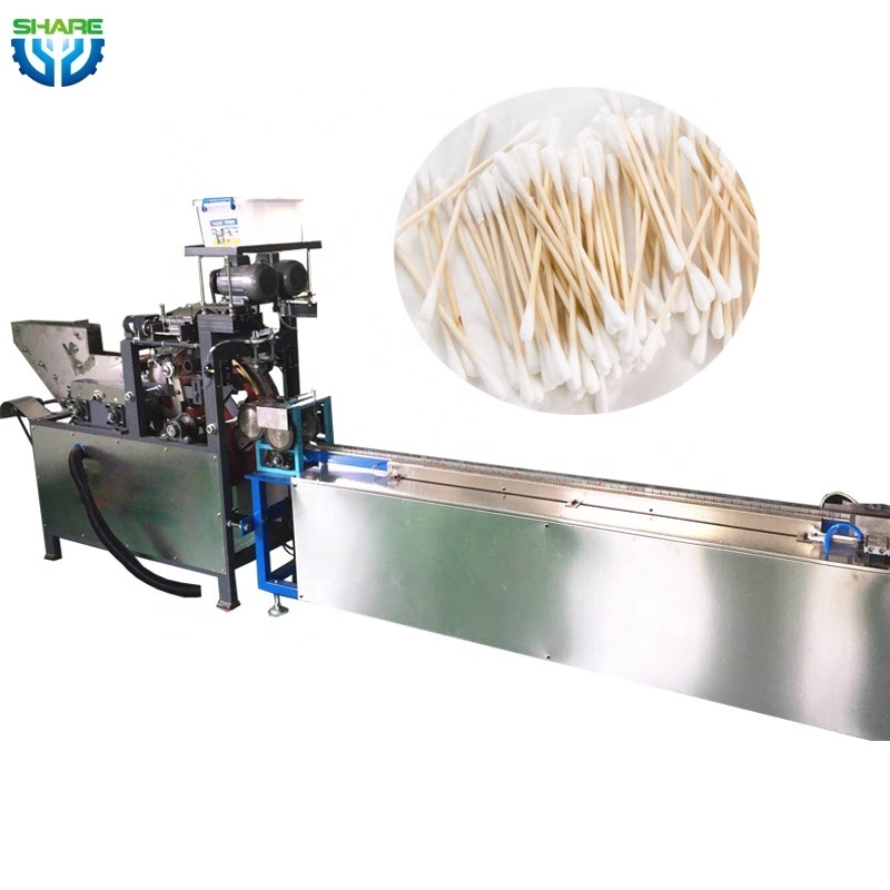 Automation Cotton Ear Buds Making Packing Machine Cotton Swab Machine