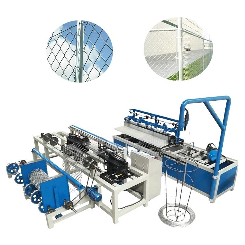 Used Barbed Wire Machine Fully Automatic Farm Chain Fence Metal Mesh Making Machines