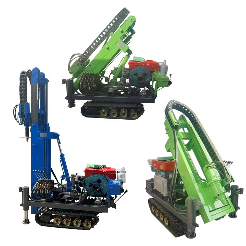 Excavator Photovoltaic Helical Pile Driver Machine