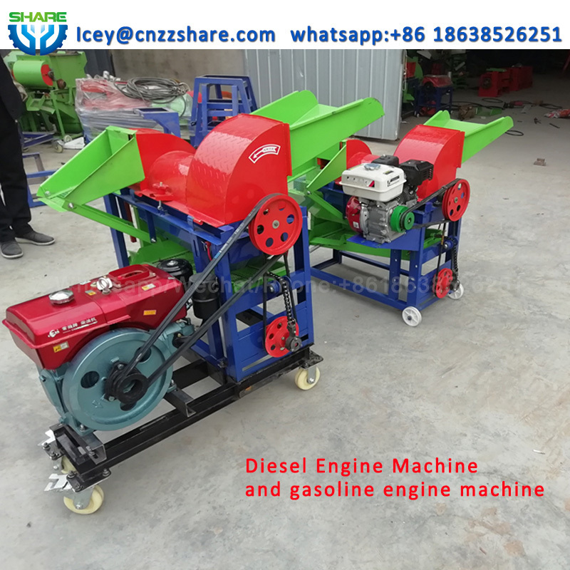 Corn cob peeler maize sheller corn wheat thresher machine