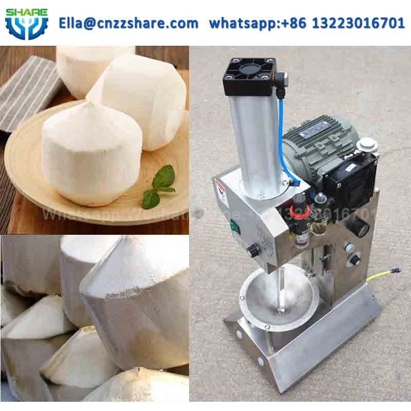 Industrial Coconut Peeler Green Trender Coconut Trimming Peeling Machine