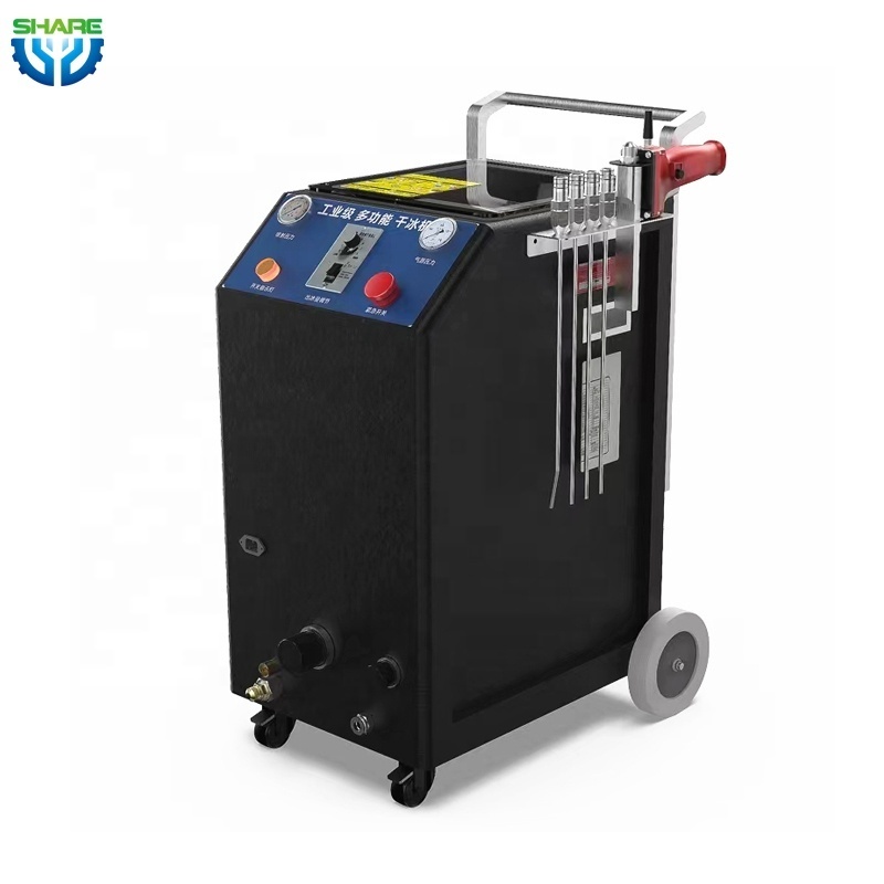 Industrial Dry Ice Cleaner Multi functional Dry Ice Cleaning Machine for Sale