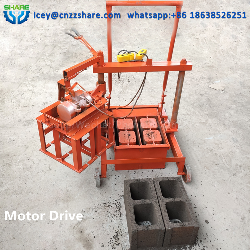 Automatic Cement Brick Making Machinery Sand Hydraulic Hollow Brick Concrete Molding Interlocking Brick Machine