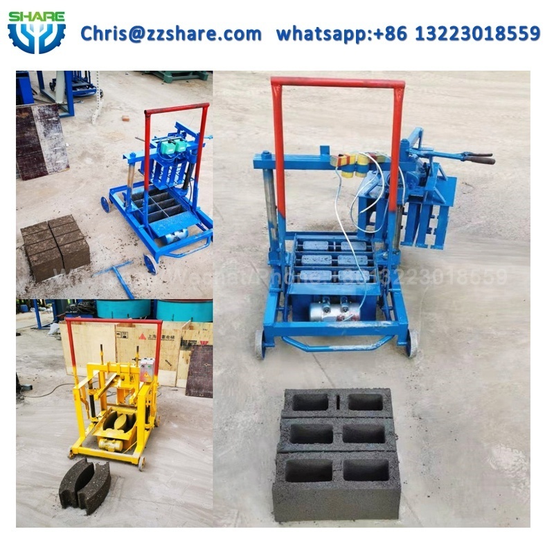 Concrete Hollow Blocks Building Block Machine Price in the Philippines Brick Making Machine