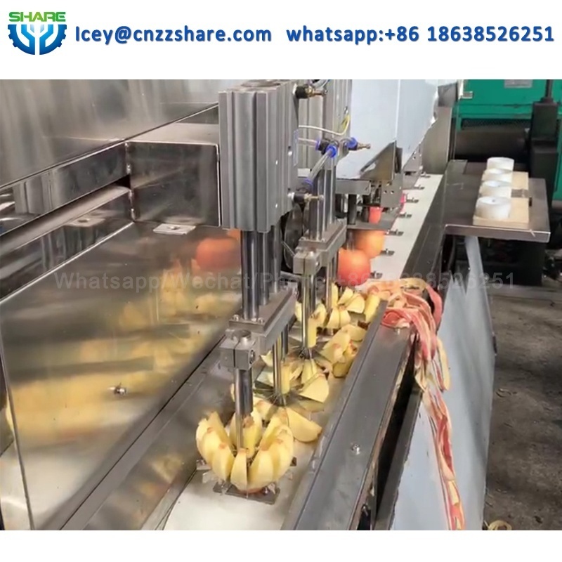 Multi Functional Apple Peeling Coring Machine Electric Apple Peeler Corer Slicer