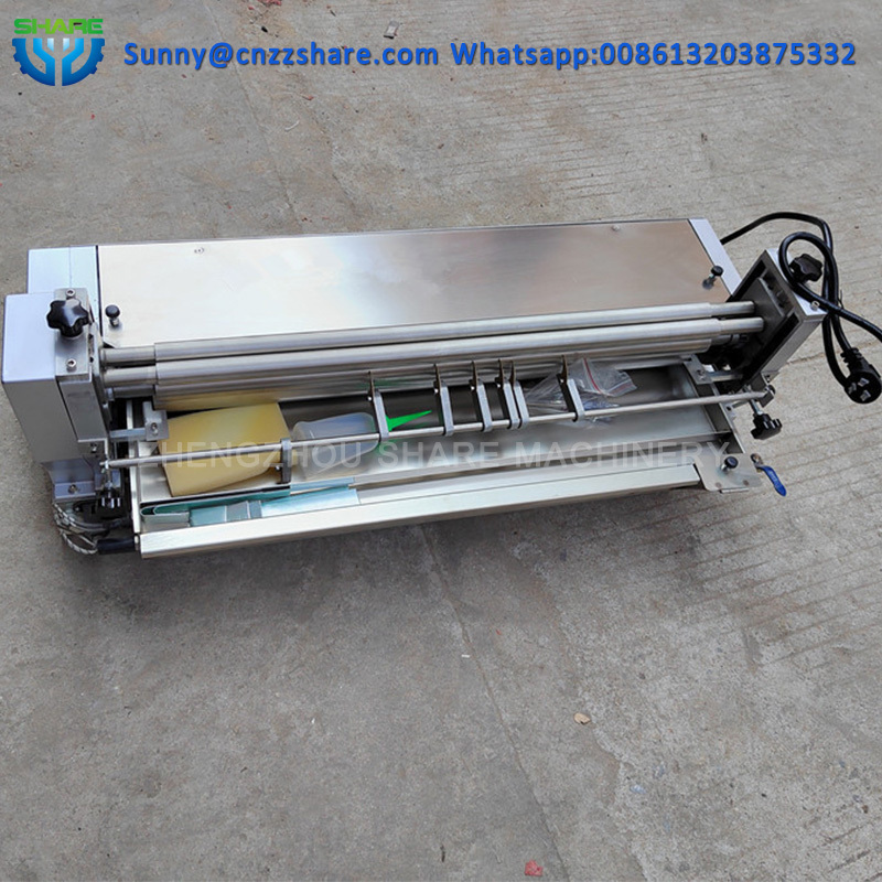 tube paper and calendering machines automatic single row coating hot melt glue dispenser gluing machine paper