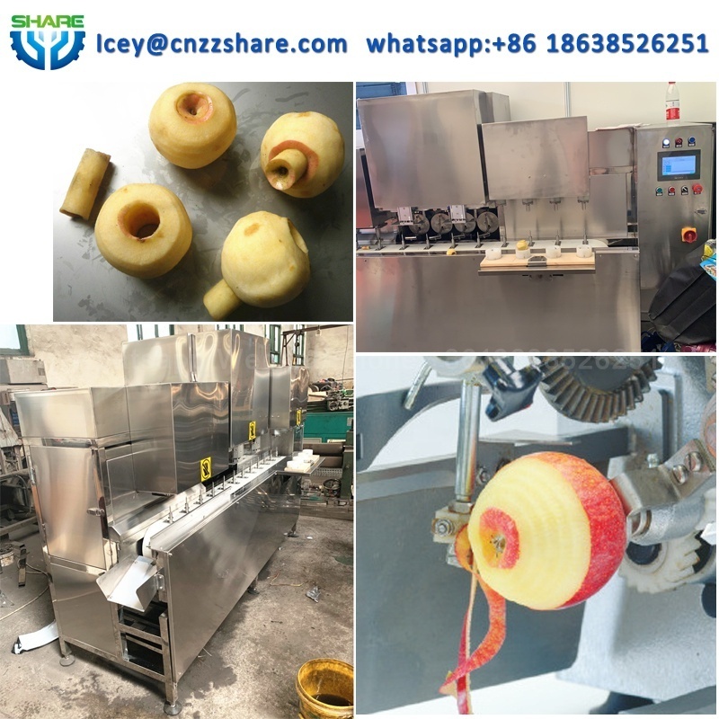 Multi Functional Apple Peeling Coring Machine Electric Apple Peeler Corer Slicer