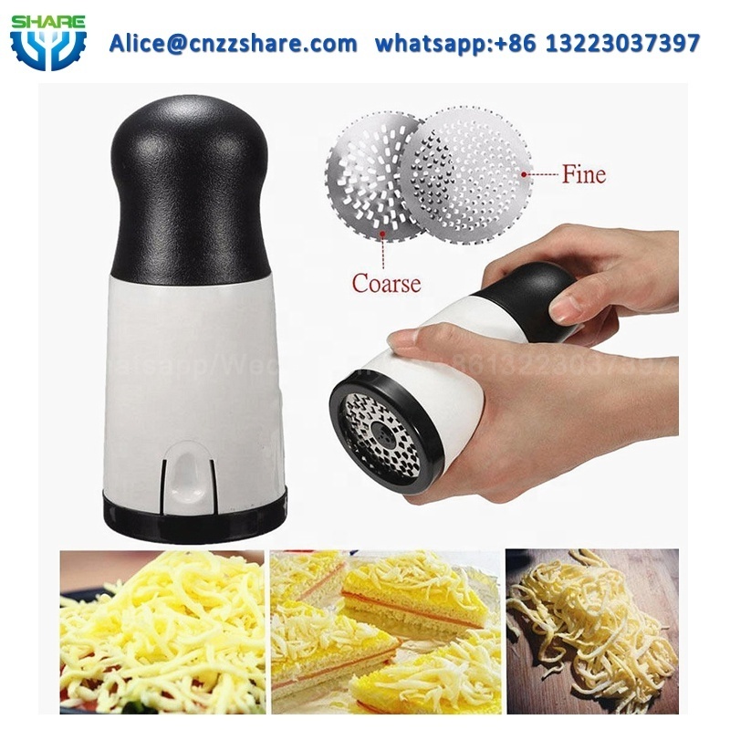 Hand held cheese shredder slicer machine electric rotary cheese grater