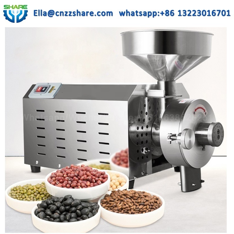 Mini Corn Wheat Grain Mill Grinder Commercial Almond Flour Mill Milling Grinding Machine for Sale