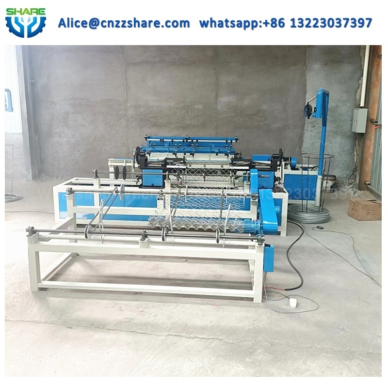 Used Barbed Wire Machine Fully Automatic Farm Chain Fence Metal Mesh Making Machines