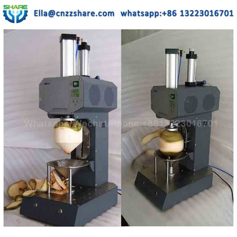 Industrial Coconut Peeler Green Trender Coconut Trimming Peeling Machine