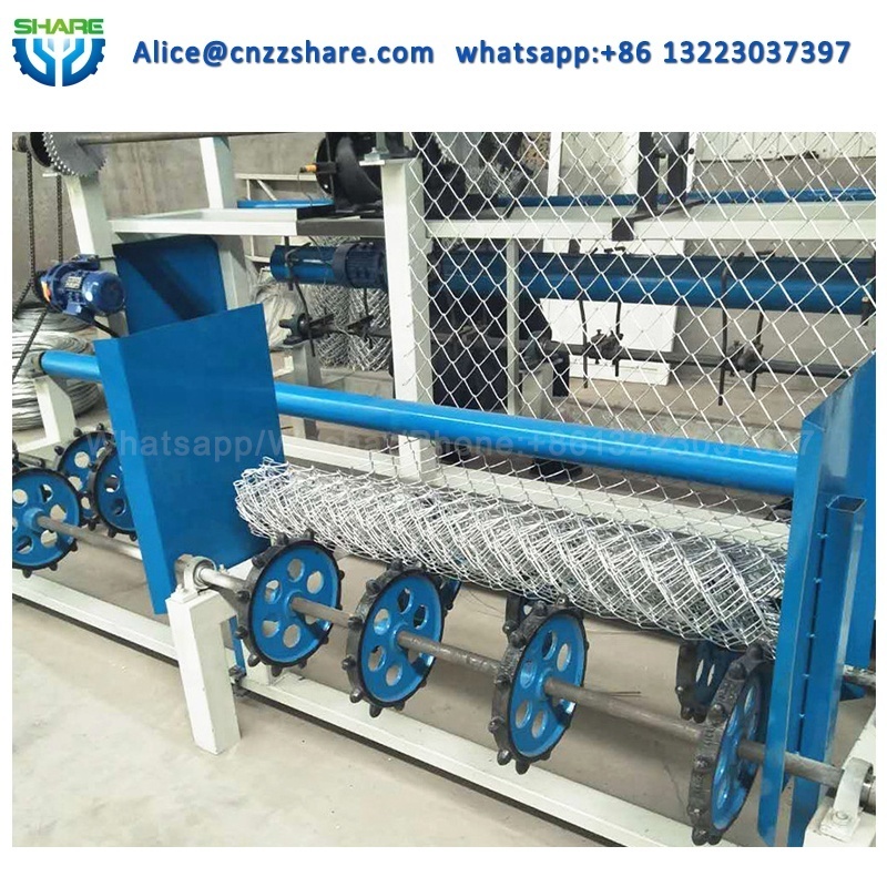 Used Barbed Wire Machine Fully Automatic Farm Chain Fence Metal Mesh Making Machines